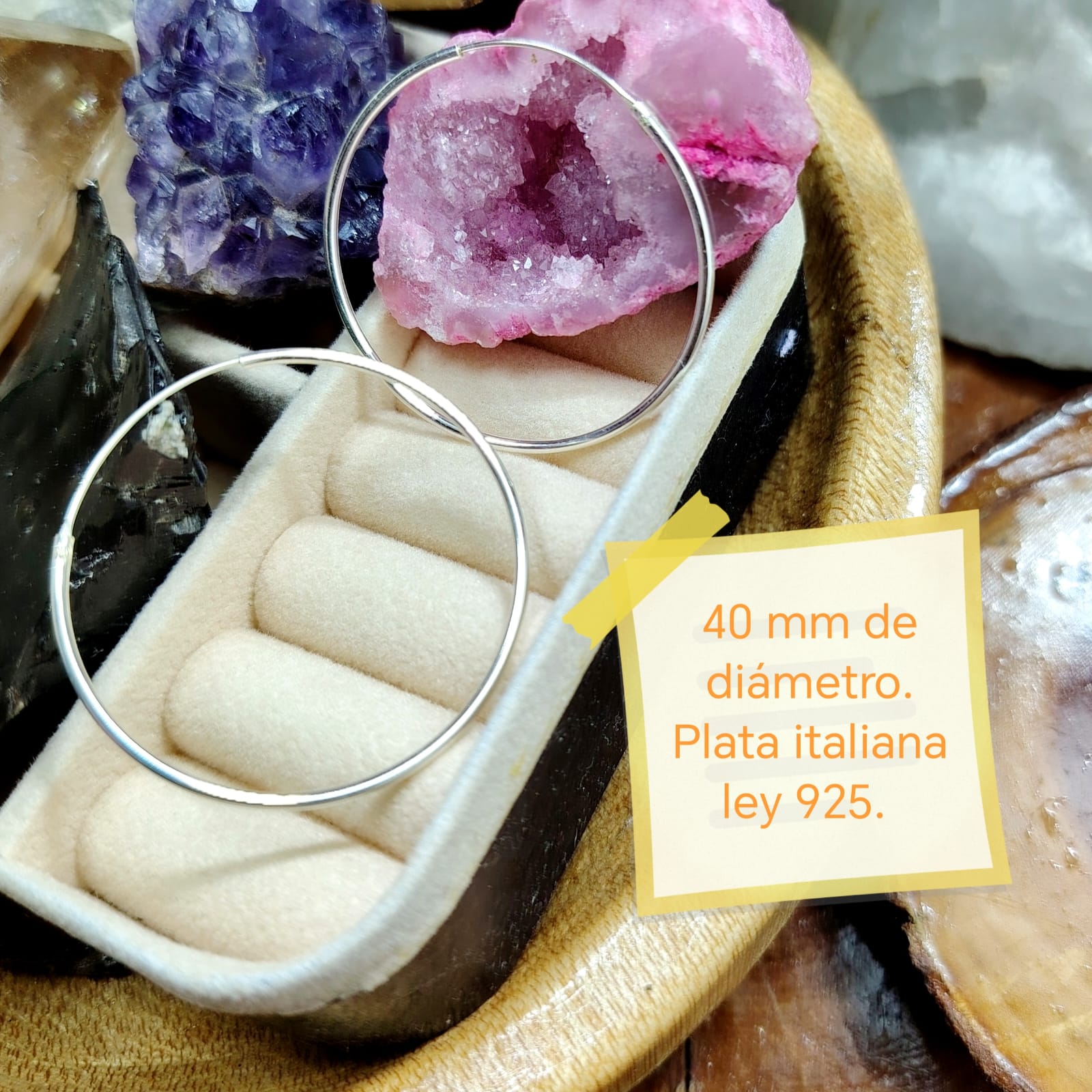 Argollas lisas de 40 mm