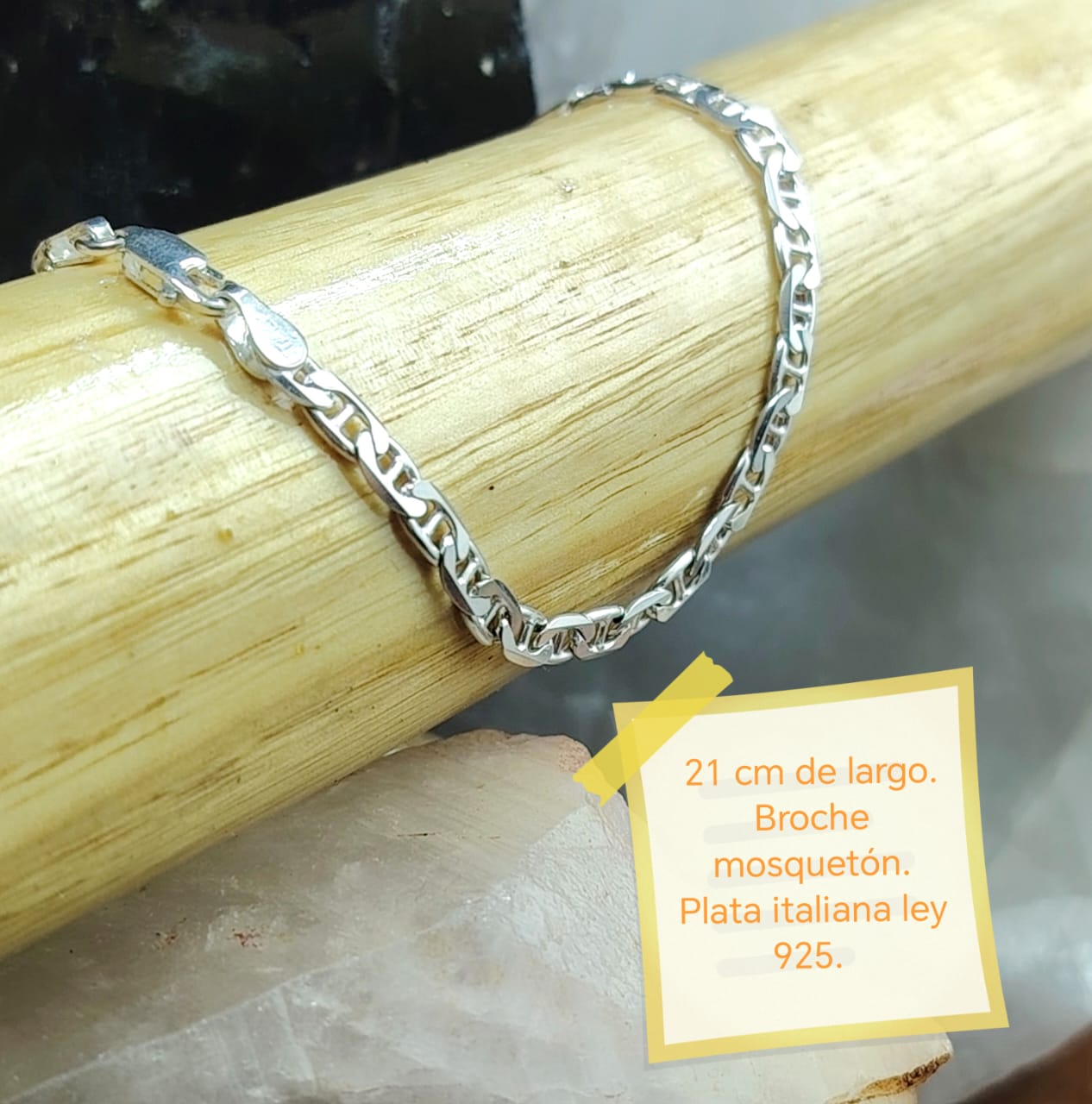 Pulsera gucci aplanada 3 mm