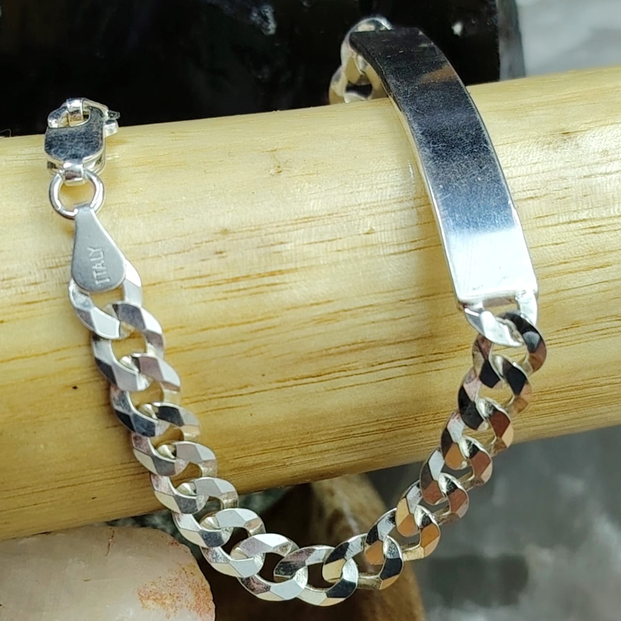 Pulsera piocha con tejido grumet 7 mm