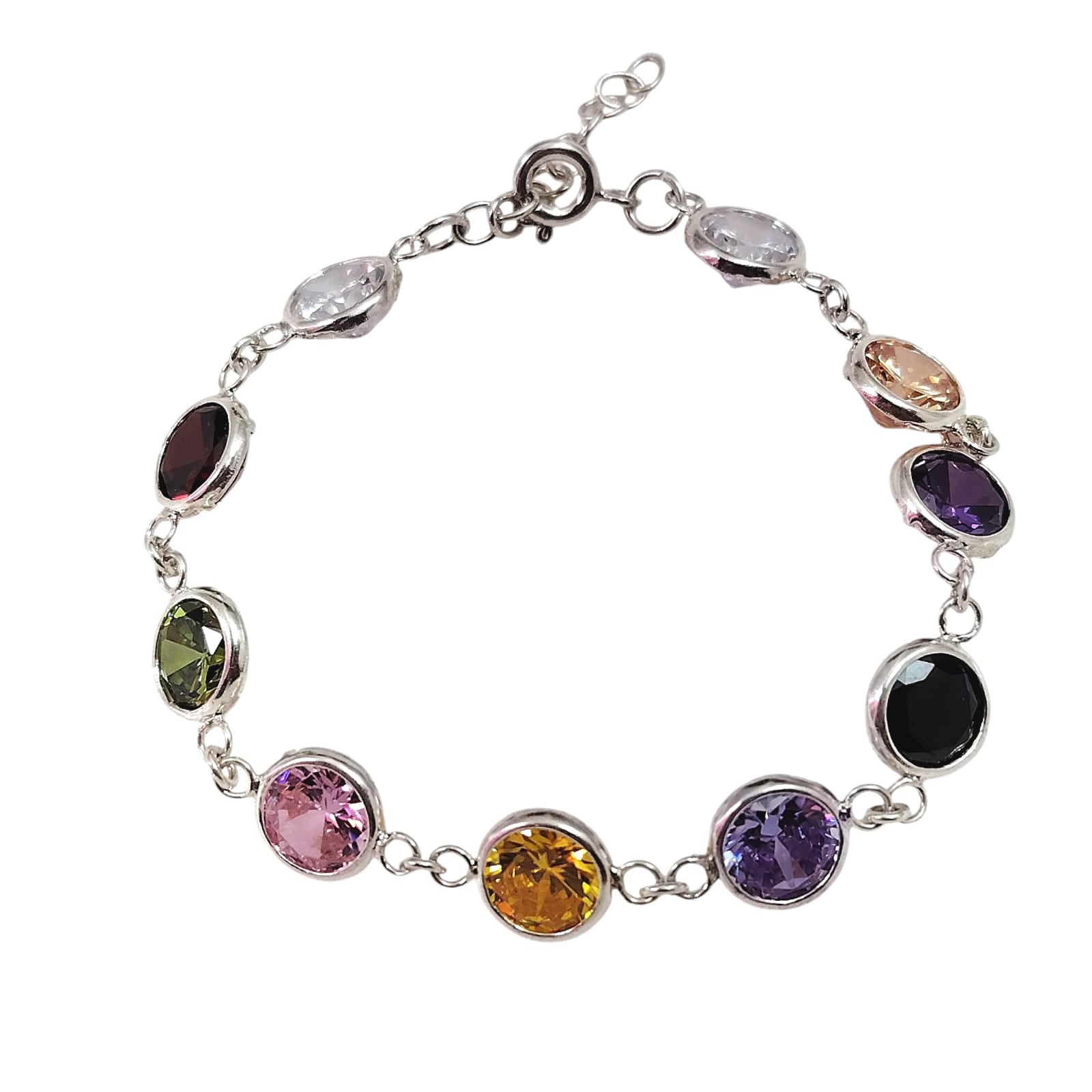 Pulsera de circones de colores