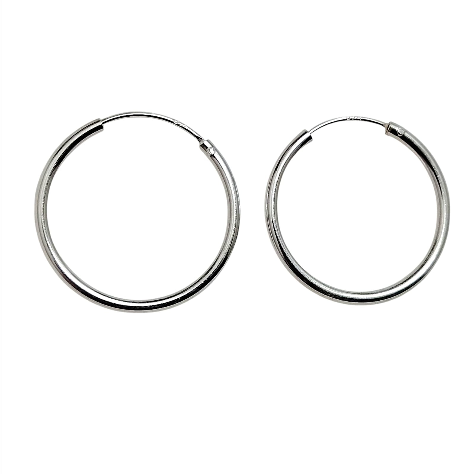 Argollas lisas gruesas 25 mm