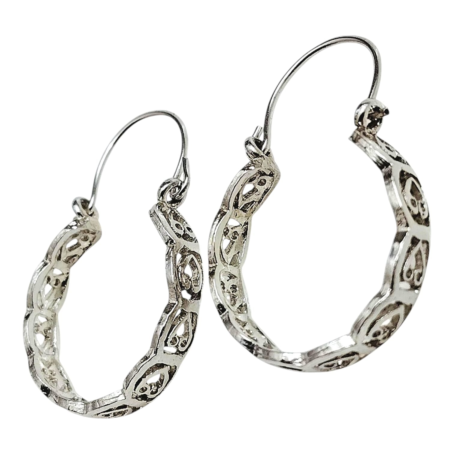 Argollas bote con diseño corazones