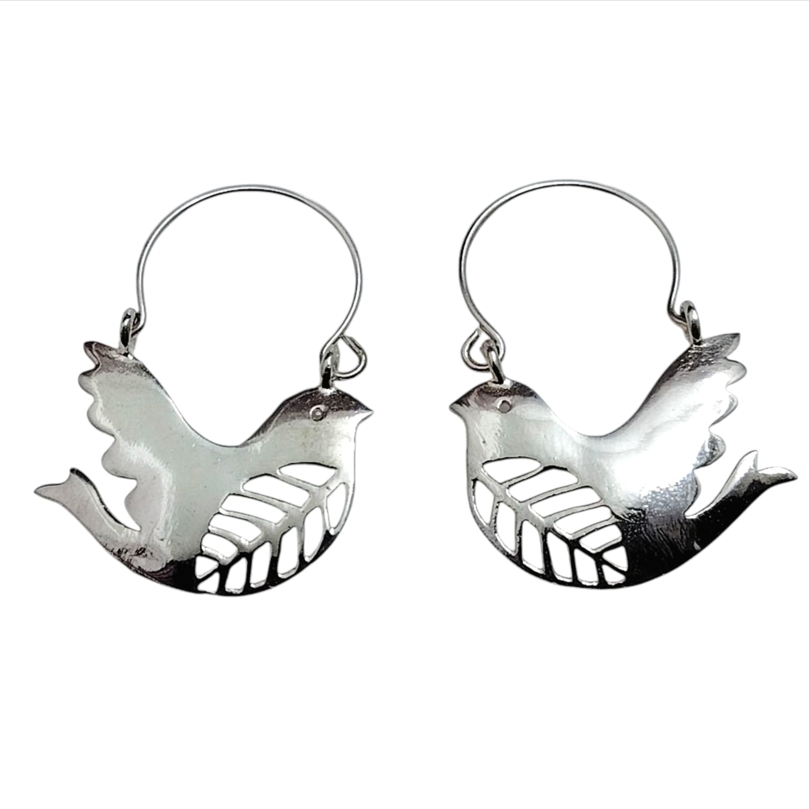 Argollas diseño palomas