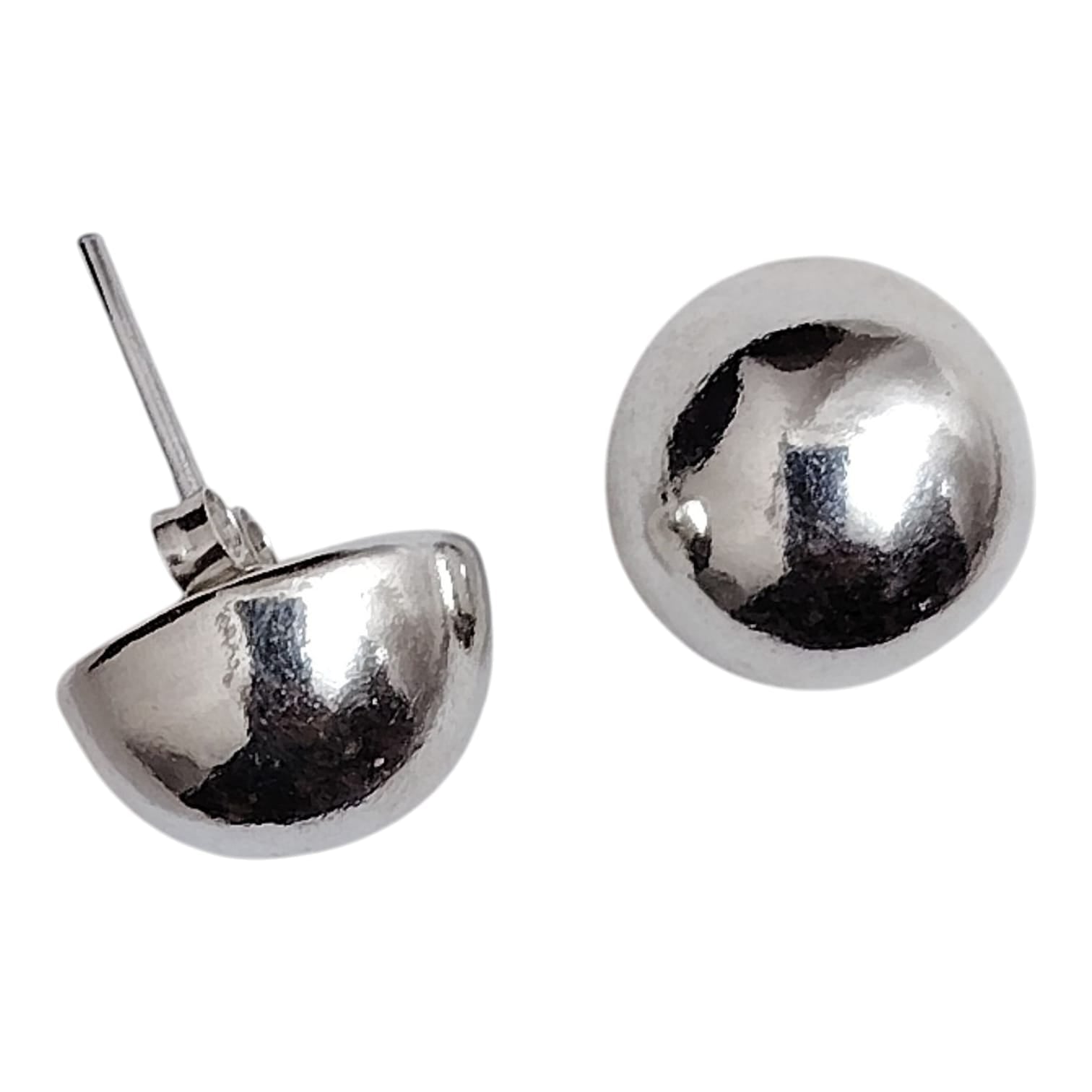 Aros pegados mitad de esferas