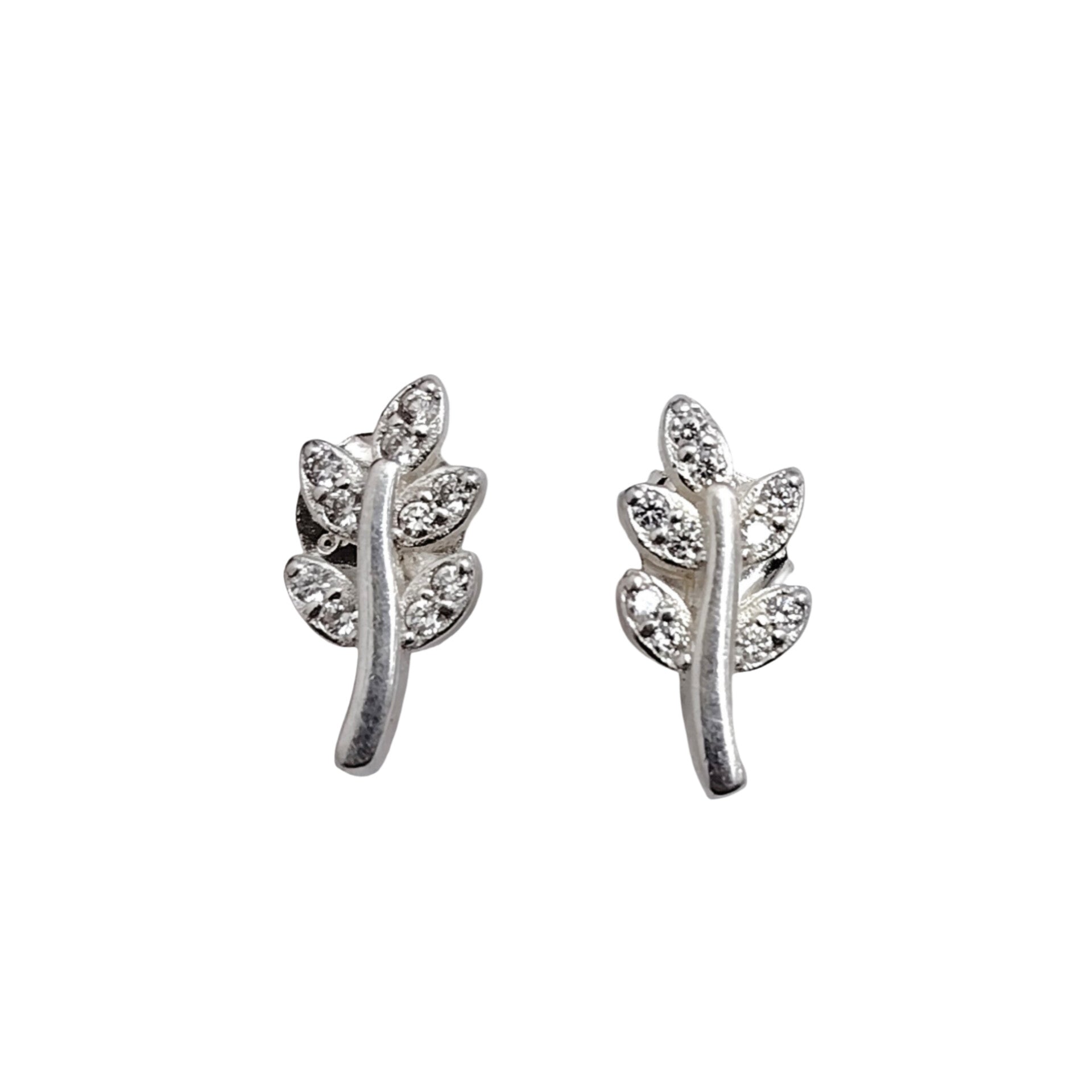 Aros pegados diseño hojas incrustaciones de microcircones