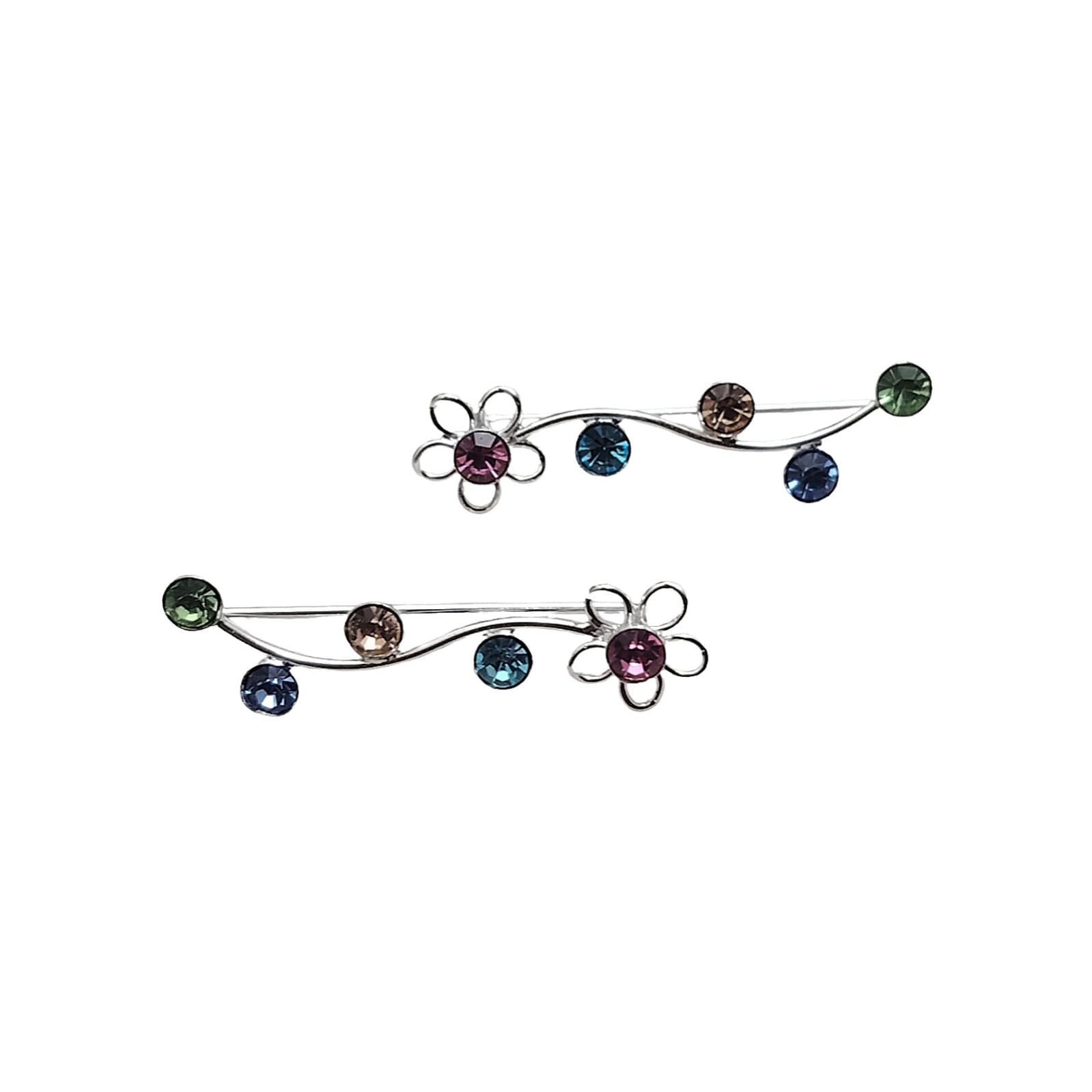 Trepadores flor y cristales de colores