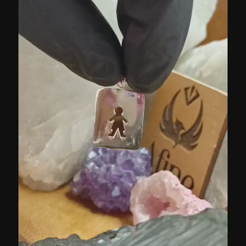 Dije niño plata lisa