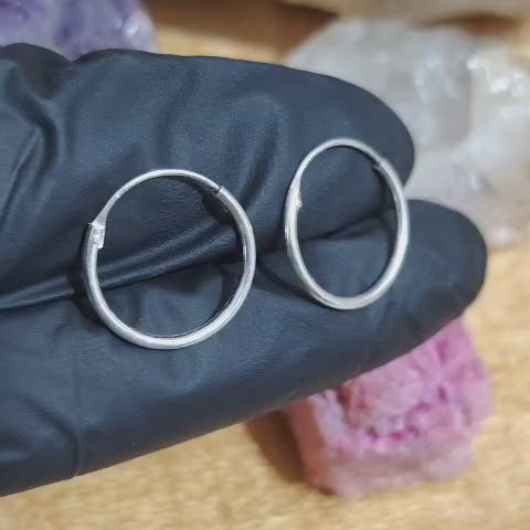 Argollas lisas 15 mm