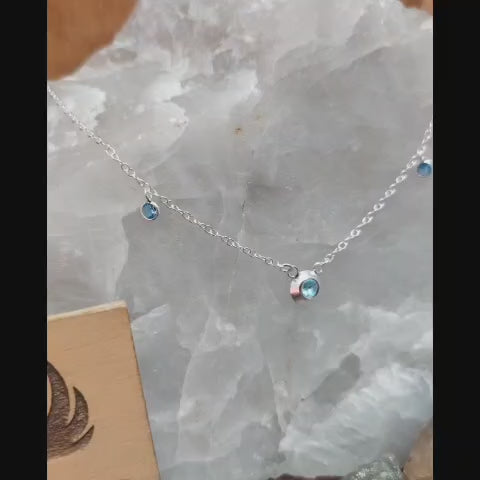 Gargantilla cristales celestes