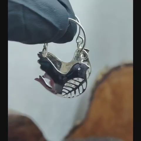 Argollas diseño palomas